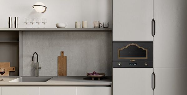SMEG MP722AO микроволновая печь черный