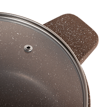 MAUNFELD CARMEL MF26CRM01CR кастрюля с крышкой 26 см 5 л коричневый