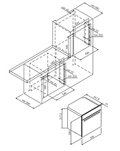 GRAUDE BK 60.3 S духовой шкаф черный