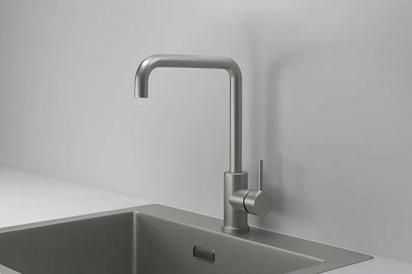 GRANULA KS-7110 смеситель сталь матовая