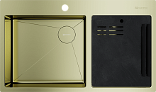 OMOIKIRI AKISAME 86-2 SIDE-LG мойка золото