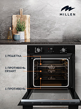 MILLEN MEO 6003 BL духовой шкаф черный