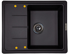 ECOSHTEIN RECHTECK 620 кухонная мойка черный