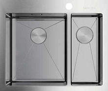 OMOIKIRI AKISAME 60-2-IN-L мойка нержавеющая сталь