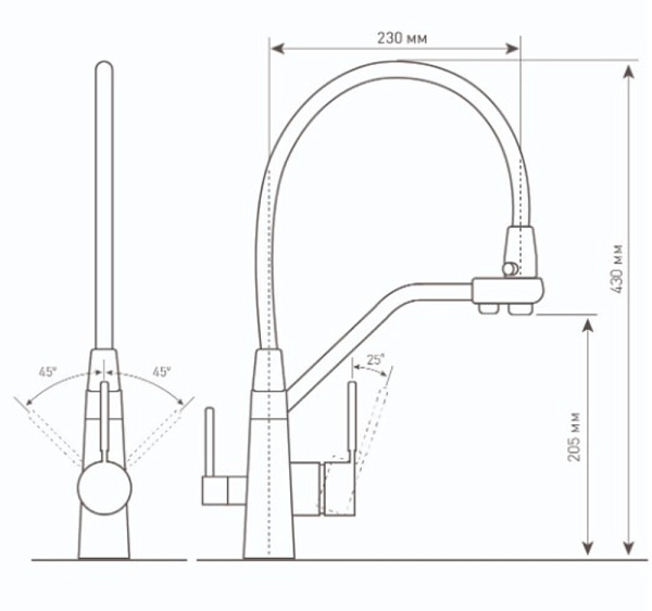 Zigmund & Shtain ZS 2200 МОЛОД.ШАМП смеситель