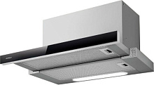 JETAIR BETTA 60/GR/BK GL вытяжка серебристый/черное стекло