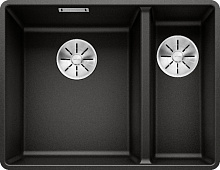 BLANCO SUBLINE 340/160-F SILGRANIT InFino мойка черный