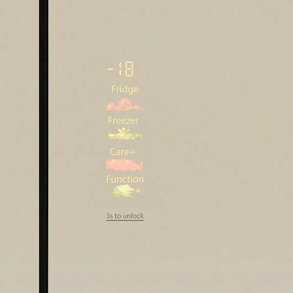 MAUNFELD MFF190NFDBG холодильник бежевый