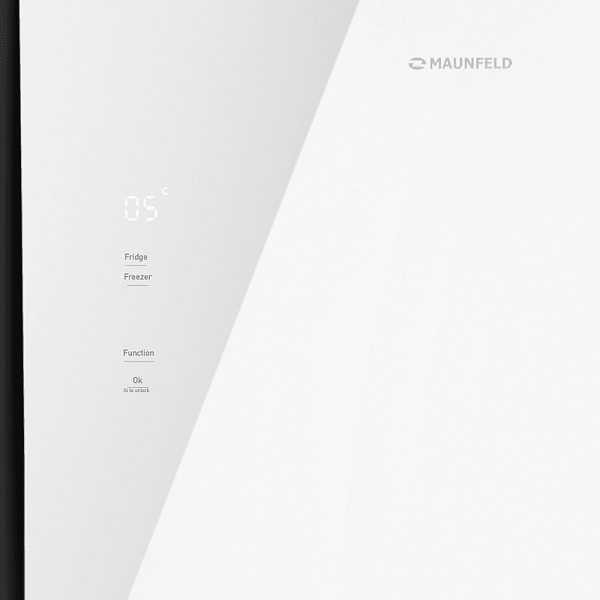 MAUNFELD MFF191NFPW холодильник белый