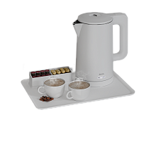MEYVEL A-002 (White) поднос с менажницей для чая белый