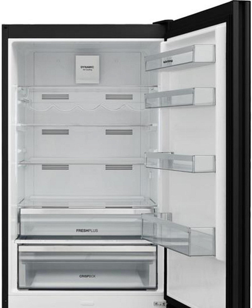 KORTING KNFC 71928 GN холодильник черный