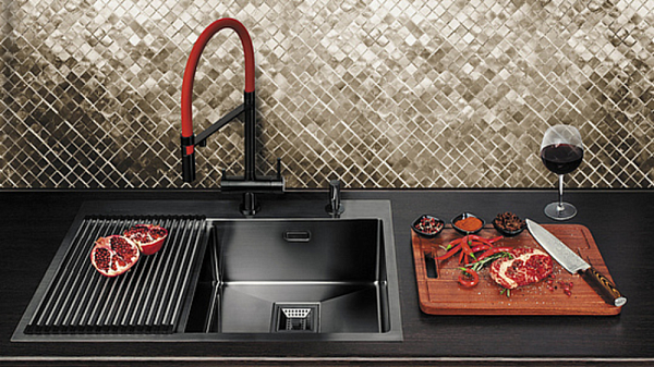 OMOIKIRI KANTO-PVD-GM смеситель черный