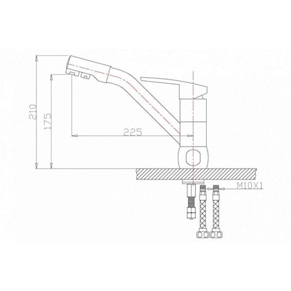 ZORG Clean Water ZR 400 KF-12 SATIN смеситель