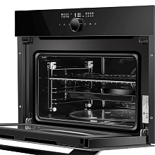MAUNFELD XCMO4418GB GLOSSY духовой шкаф черный