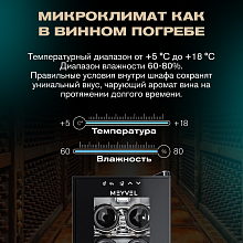 MEYVEL MV12-CBD1 винный шкаф черный