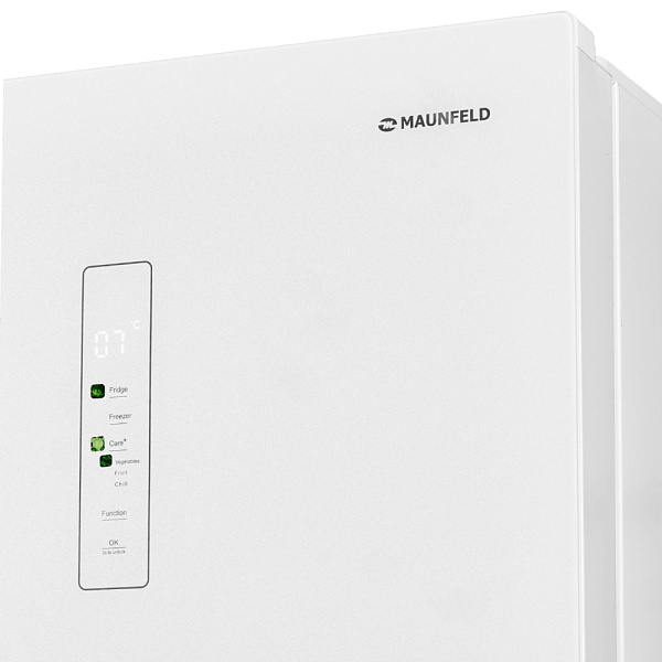 MAUNFELD MFF183NFWE холодильник белый