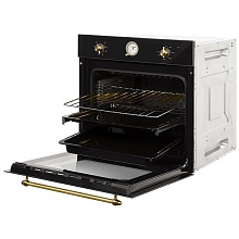 HIBERG VM 6382 BR духовой шкаф черный