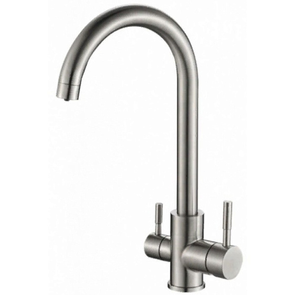 ZORG SH 713 INOX смеситель нержавеющая сталь