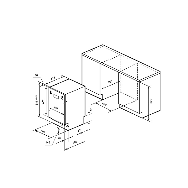 Lex PM 4573N посудомоечная машина
