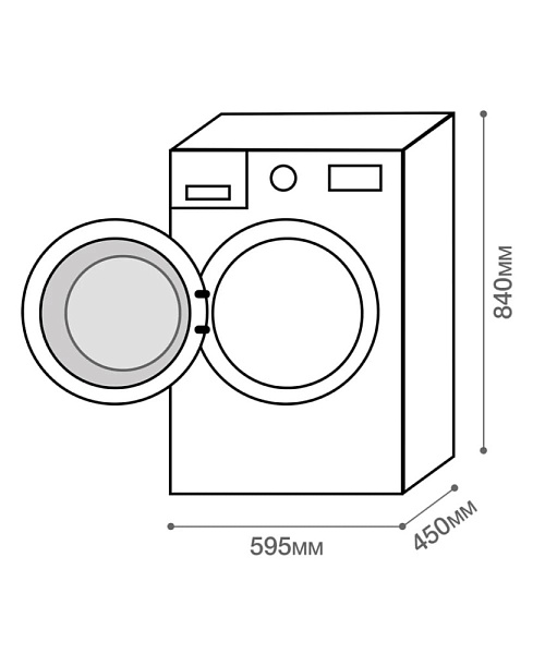 KUPPERSBERG WM 410 W стиральная машина белый