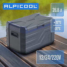 ALPICOOL NL30 (12/24) автохолодильник серый