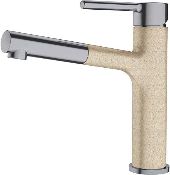 FRANKE CENTRO Pull-Out смеситель оптика стали/бежевый