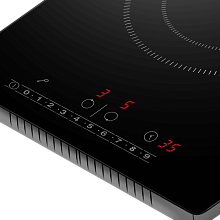 MAUNFELD AVCE3025SDBK варочная панель черный