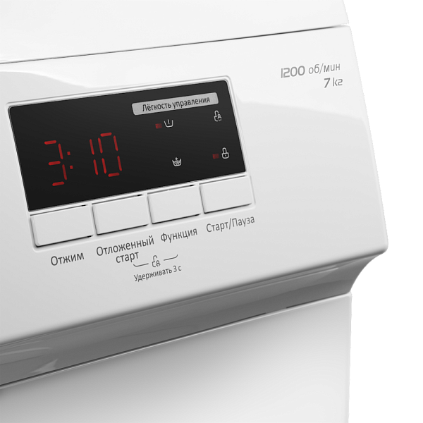 MAUNFELD MFWM127WH05 стиральная машина белый