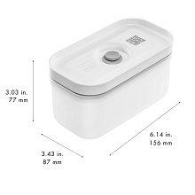 ZWILLING FRESH&SAVE контейнер пластиковый для вакуумного хранения 500 мл серый