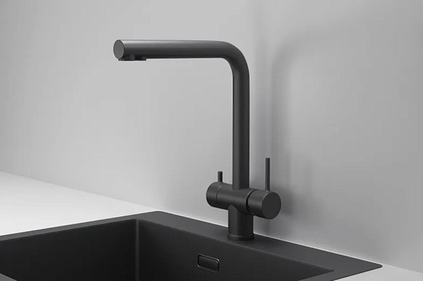 GRANULA KS-7011 смеситель черный матовый