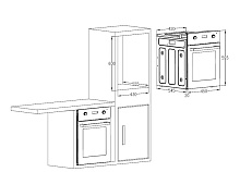 HIBERG VM 4260 W духовой шкаф белый