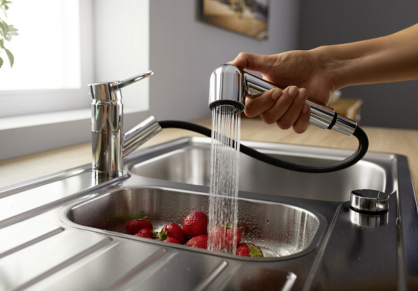 BLANCO WEGA-S II Standard смеситель черный