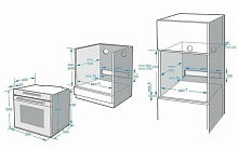 KORTING OKB 1331 S GBXGr духовой шкаф серый