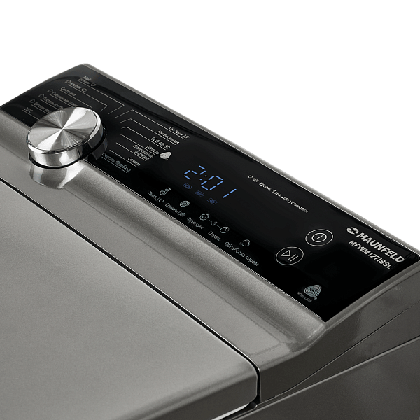 MAUNFELD MFWM127ISSL стиральная машина нержавеющая сталь