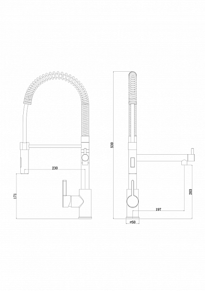 FLORENTINA АКВА смеситель хром