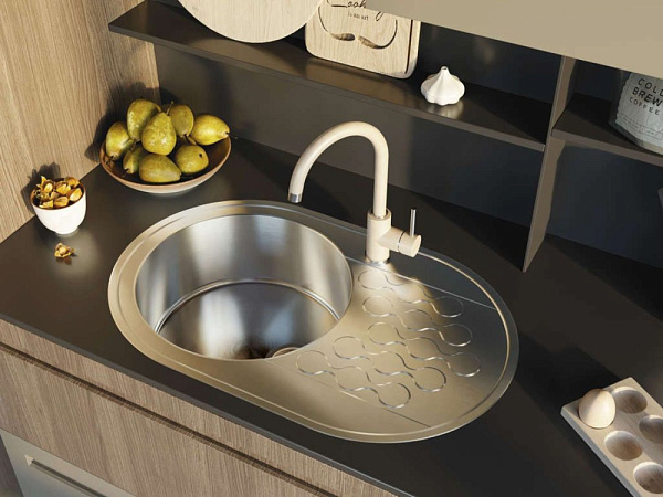 OMOIKIRI SHINAGAWA-GB смеситель черный