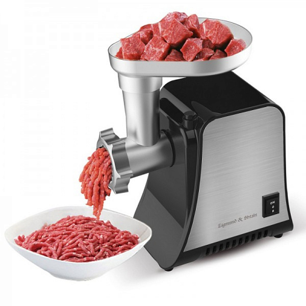 ZIGMUND & SHTAIN ZMG-042 мясорубка черный/нержавеющая сталь