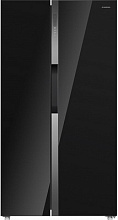 MAUNFELD MFF177NFB Slim Inverter холодильник черный