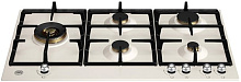 BERTAZZONI P905LHERAX варочная панель слоновая кость/хром