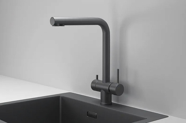 GRANULA KS-7011 смеситель графит матовый