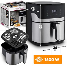 PROFICOOK PC-FR 1294 H inox аэрофритюрница нержавеющая сталь