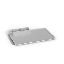 MEYVEL A-002 (White) поднос с менажницей для чая белый