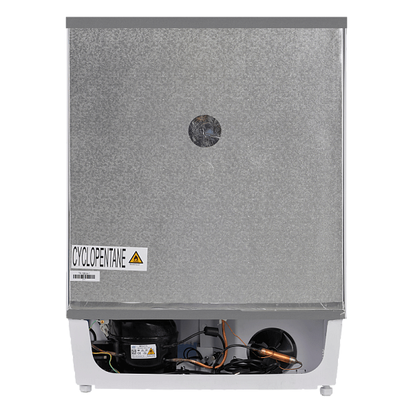 MAUNFELD MBF88SWGR Inverter холодильник белый