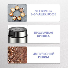 ZIGMUND & SHTAIN ZCG-01 кофемолка нержавеющая сталь