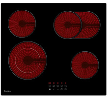 EVELUX HEV 642 B варочная панель черный белый