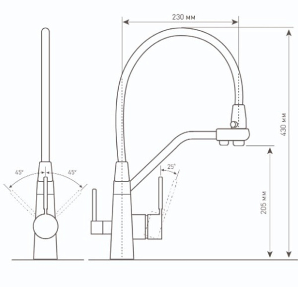 Zigmund & Shtain ZS 2200 ИНД.ВАНИЛЬ смеситель