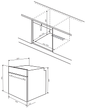 KUPPERSBERG HF 615 B духовой шкаф черный