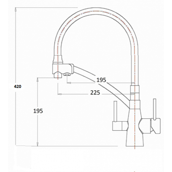 ZORG ZR 338-6 YF смеситель хром