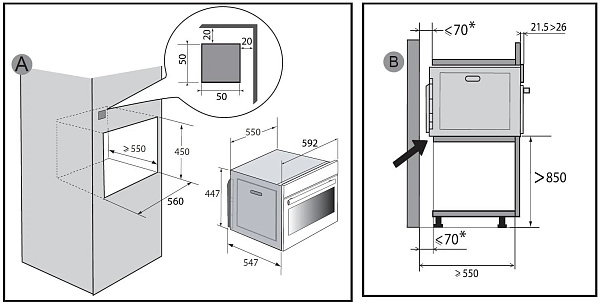 DE DIETRICH DKC4756MB микроволновая печь черный