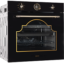 HIBERG VM 6392 BR духовой шкаф черный